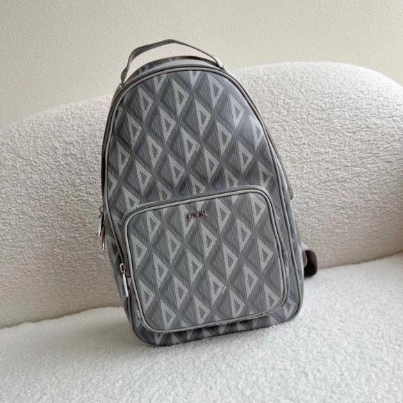 D*or mini rider sling bag in gray cd diamond canvas