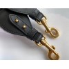 Dior Shoulder Strap in Blue Camouflage Embroidery with Medallions