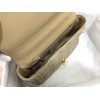 Dior Caro Medium Bag In Beige Cannage Calfskin