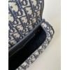 Dior Bobby East-West Bag In Blue Dior Oblique Jacquard