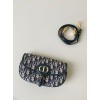 Dior Bobby East-West Bag In Blue Dior Oblique Jacquard