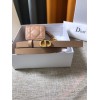 Dior Caro 15MM Belt with Removable Pouch in Beige Calfskin