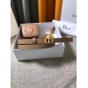 Dior Caro 15MM Belt with Removable Pouch in Beige Calfskin
