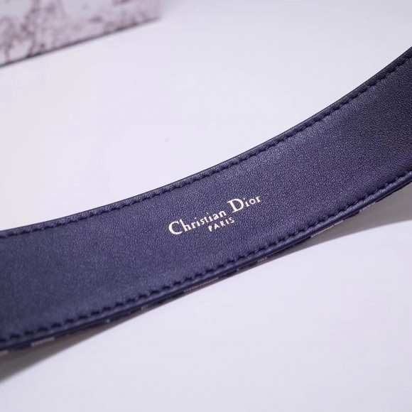 D*or D*orquake 35mm belt in blue oblique canvas