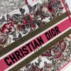 Dior Medium Book Tote Bag In Multicolor Butterfly Embroidery