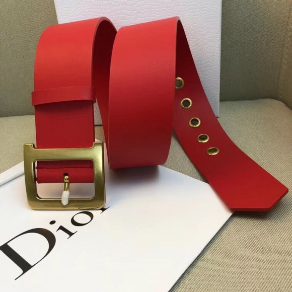 D*or D*orquake 35mm belt in red calfskin