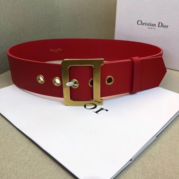 D*or D*orquake 35mm belt in red calfskin