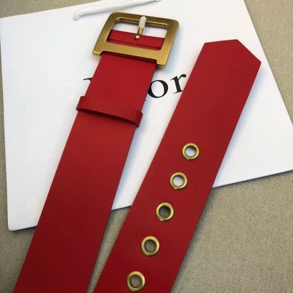 D*or D*orquake 35mm belt in red calfskin