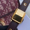 Dior 30 Montaigne Medium Bag In Bordeaux Dior Oblique Jacquard