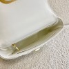 Dior Caro Small Bag In White Cannage Calfskin