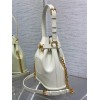 Dior C'est Medium Bag in White Saddle Calfskin