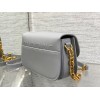 Dior 30 Montaigne Avenue Bag In Grey Box Calfskin