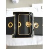 Dior Diorquake 55MM Belt In Black Smooth Calfskin