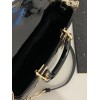 Dior Lady D-Joy Small Bag in Black Patent Calfskin