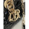 Dior Lady D-Joy Small Bag in Black Patent Calfskin