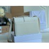 Dior 30 Montaigne Medium Bag In White Box Calfskin