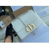 Dior 30 Montaigne Medium Bag In White Box Calfskin
