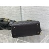 Dior Lady Dior Medium Bag in Noir Grained Calfskin