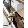 Dior Saddle Bag with Strap in Warm Taupe Grained Calfskin