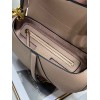 Dior Saddle Bag with Strap in Warm Taupe Grained Calfskin