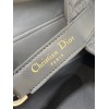 Dior Toujours Small Bag in Black Macrocannage Calfskin
