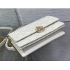 Dior Miss Dior Top Handle Bag in White Cannage Lambskin