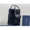 Dior Explorer Tote Bag In Black Dior Oblique Mirage Technical Fabric