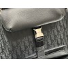 Dior Explorer Tote Bag In Black Dior Oblique Mirage Technical Fabric