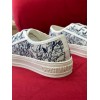 Dior Walk'n'Dior Sneakers In Blue Jardin d'Hiver Embroidered Cotton