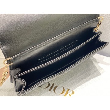 Dior Miss Dior Mini Bag In Black Cannage Lambskin Dior Miss Dior Mini Bag In Black Cannage Lambskin