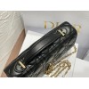 Dior Miss Dior Mini Bag In Black Cannage Lambskin