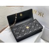 Dior Miss Dior Mini Bag In Black Cannage Lambskin
