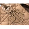Dior Small Lady Dior My ABCDior Bag In Blush Ultramatte Calfskin