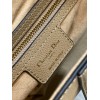 Dior Saddle Bag with Strap in Sand Grained Calfskin
