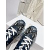 Dior Vibe Sneakers In Blue Dior Oblique Technical Fabric