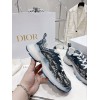 Dior Vibe Sneakers In Blue Dior Oblique Technical Fabric