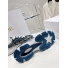 Dior Vibe Sneakers In Blue Dior Oblique Technical Fabric