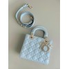 Dior Small Lady Dior My ABCDior Bag in Placid Blue Lambskin
