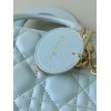 Dior Small Lady Dior My ABCDior Bag in Placid Blue Lambskin
