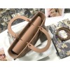 Dior Lady Dior Large Bag In Blush Ultramatte Cannage Calfskin