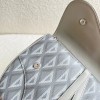 Dior Men's Saddle Bag In Gray CD Diamond Canvas