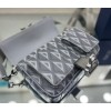 Dior Hit the Road Messenger Bag In Gray CD Diamond Canvas