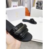 Dior Dio(r)evolution Slide Sandals In Black Calfskin