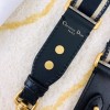 Dior Adjustable Shoulder Strap in Blue Embroidery Canvas