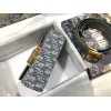 Dior 30 Montaigne Box Bag In Gray Dior Oblique Jacquard