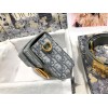 Dior 30 Montaigne Box Bag In Gray Dior Oblique Jacquard