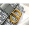 Dior 30 Montaigne Box Bag In Gray Dior Oblique Jacquard