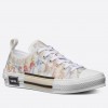 Dior Men's B23 Low-top Sneakers In Multicolor Oblique Canvas