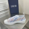 Dior Men's B23 Low-top Sneakers In Multicolor Oblique Canvas