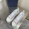 Dior Men's B23 Low-top Sneakers In Multicolor Oblique Canvas